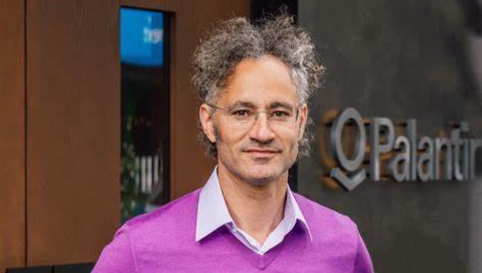 Alex Karp, CEO of Palantir and a Haverford College graduate.