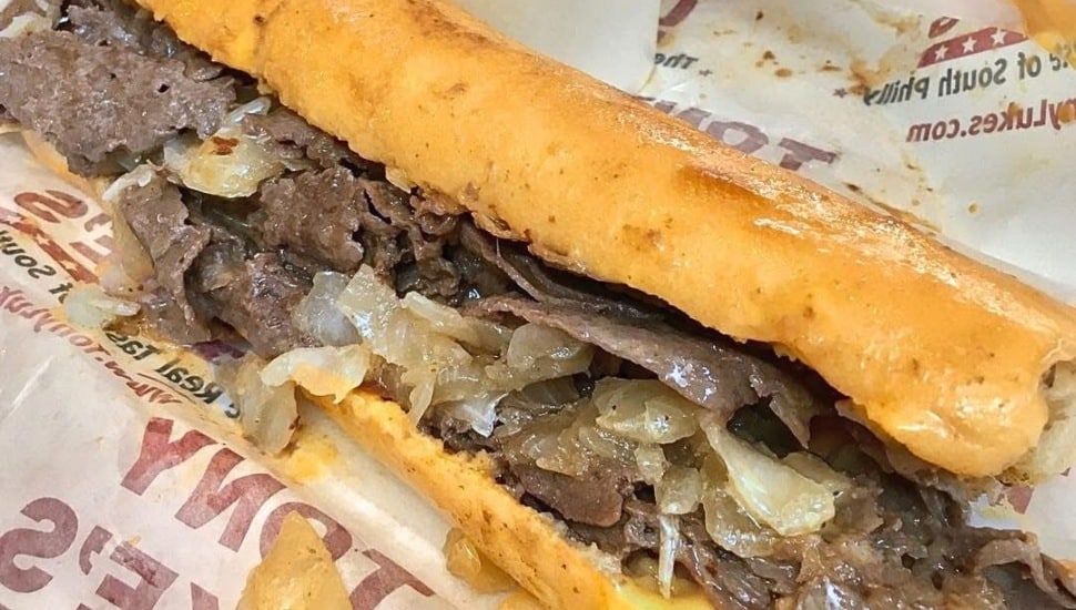 A cheesesteak from Tony Luke's.