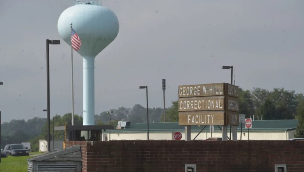 The George W. Hill Correctional Facility in Thornton.