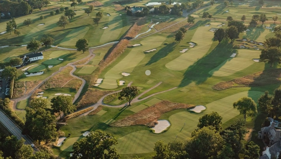 Aerial view of the Philadelphia Cricket