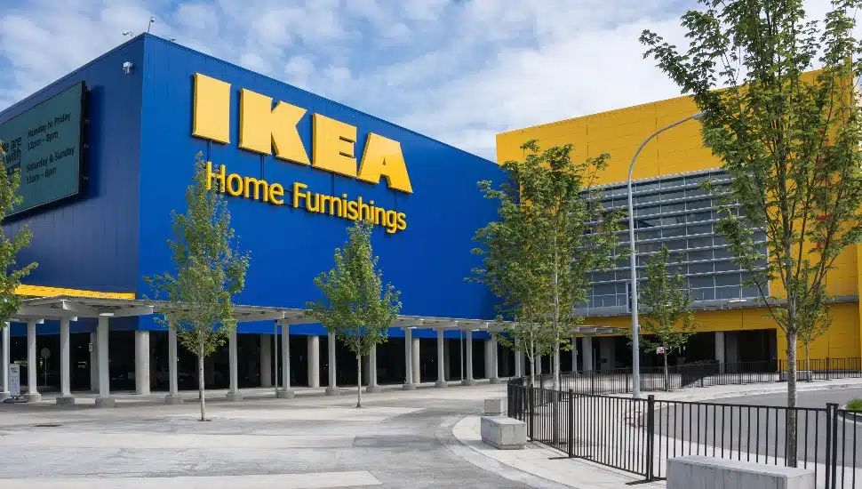 Facade of IKEA.