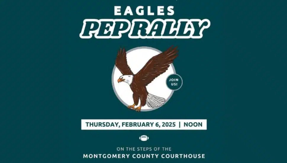 Montgomery County and Valley Forge Tourism & Convention Board to Host Eagles Pep Rally
