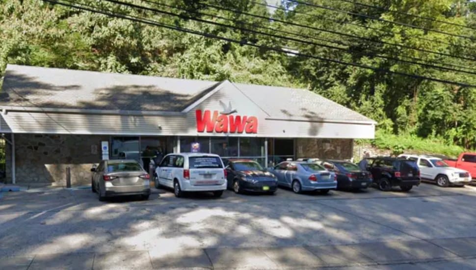 Out front of the Bala Cynwyd Wawa.