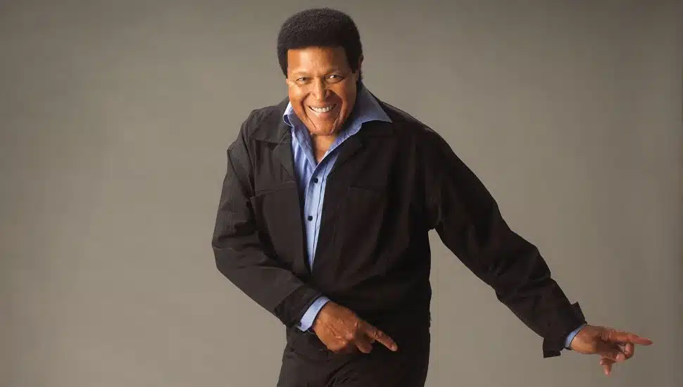 Chubby Checker dancing the twist.