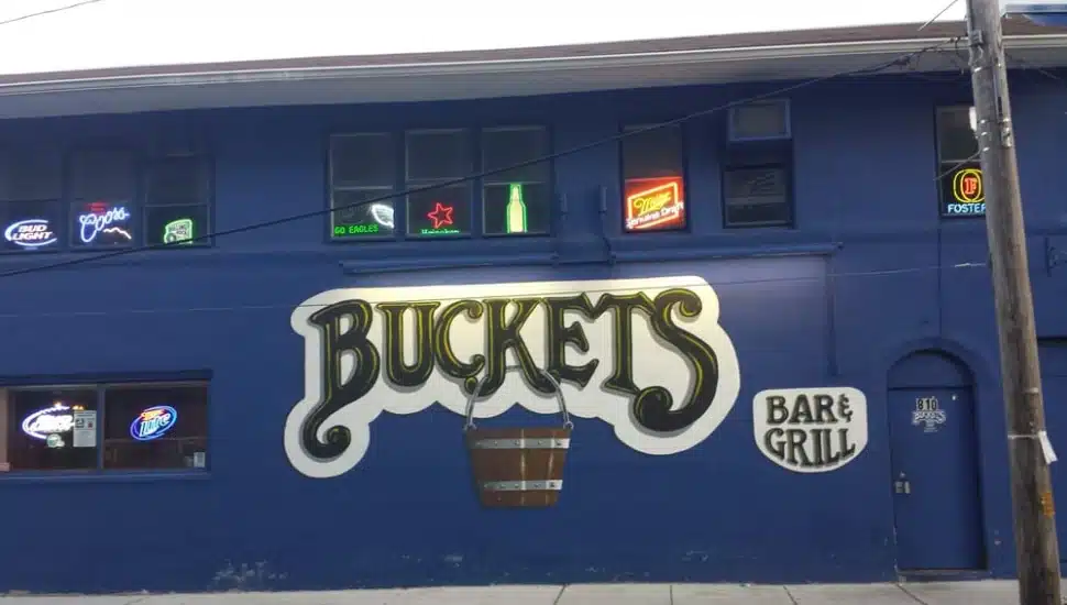 Exterior of Buckets Tavern in Jenkintown