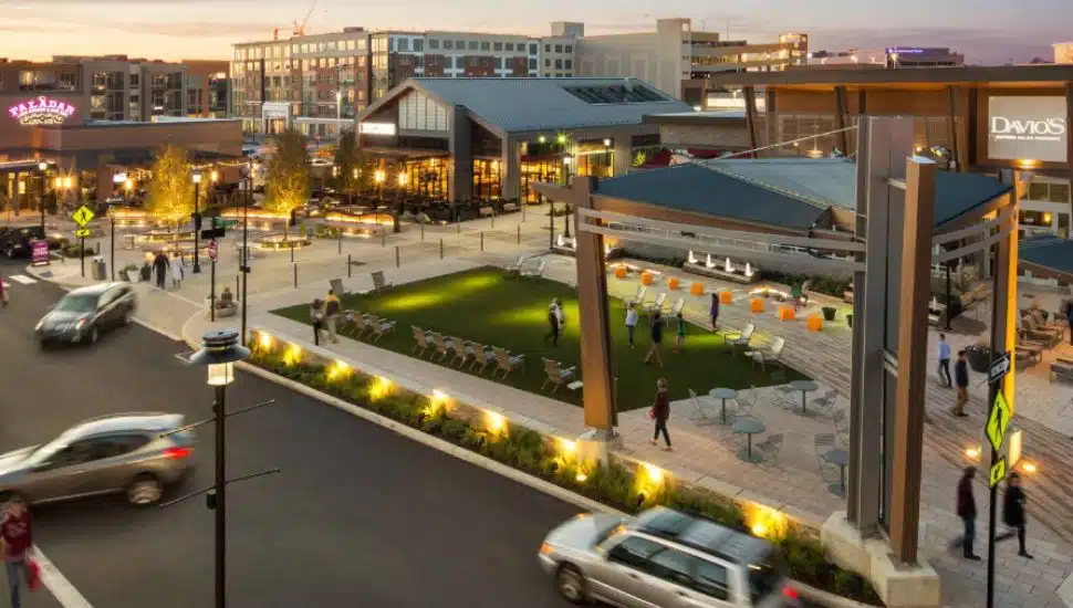 Overlooking Davio's and Paladar restaurants in King of Prussia