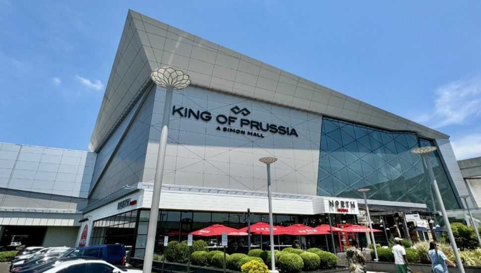 Facade of King of Prussia Mall.