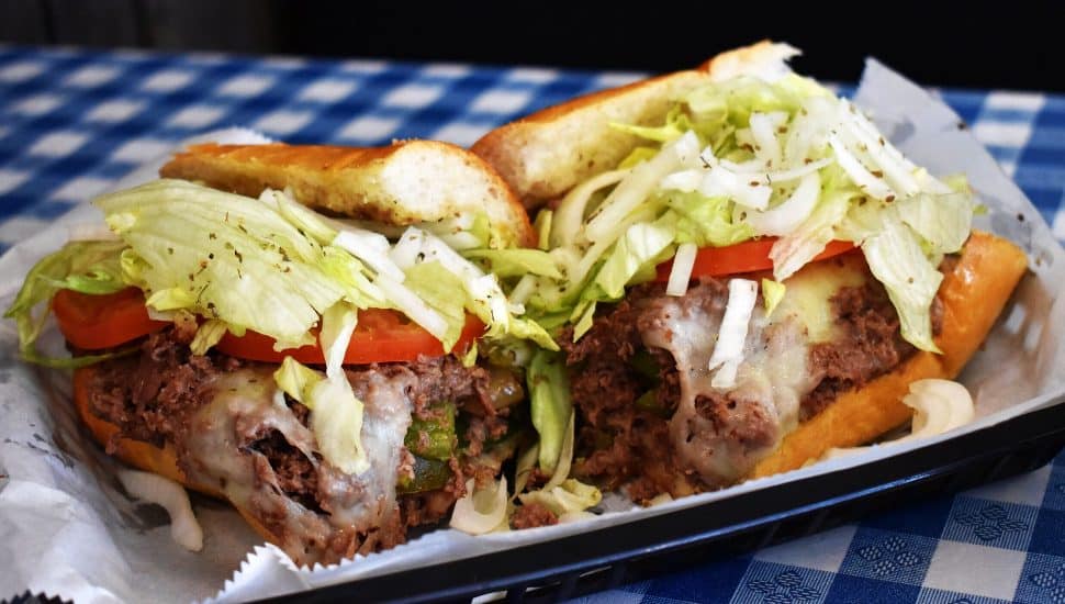 Mama's Pizzeria cheesesteak.
