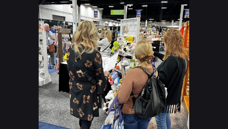 Philadelphia Gift Show attendees exploring vendors.
