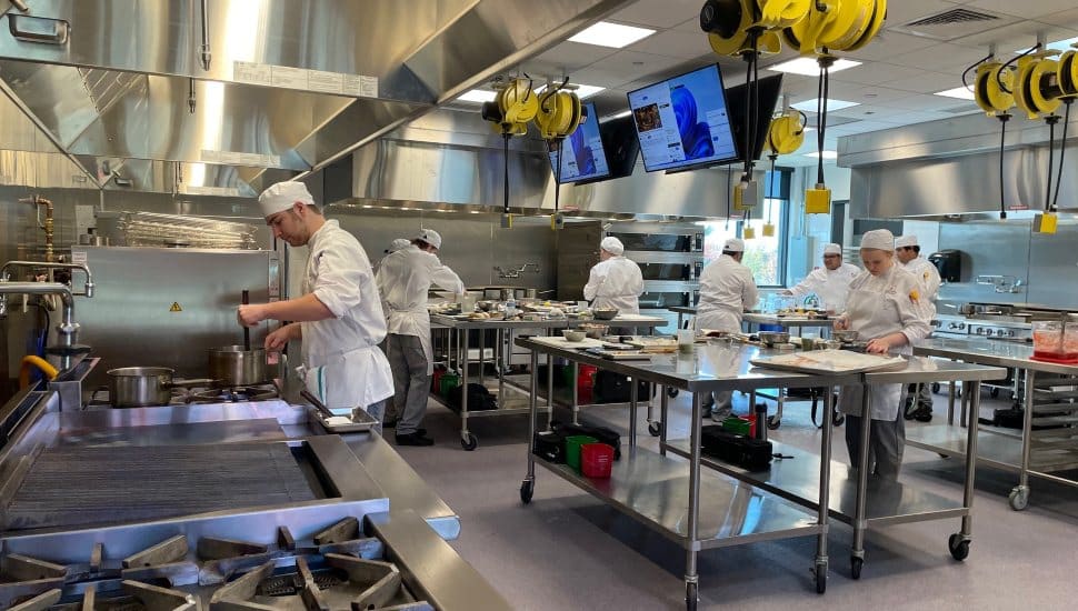 An inside view of Montgomery County Community College's Hospitality Institute state-of-the-art facility in Blue Bell.