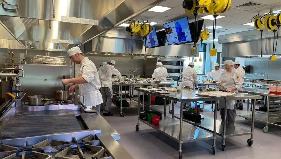 An inside view of Montgomery County Community College's Hospitality Institute state-of-the-art facility in Blue Bell.