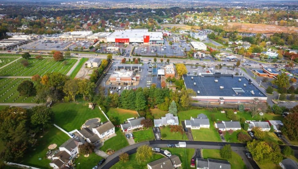 Aerial view of King of Prussia.