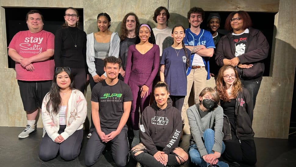 The group of MCCC students who will be performing "The Marginals" at the Black Box Theatre on the Blue Bell Campus, Apr. 10-13.