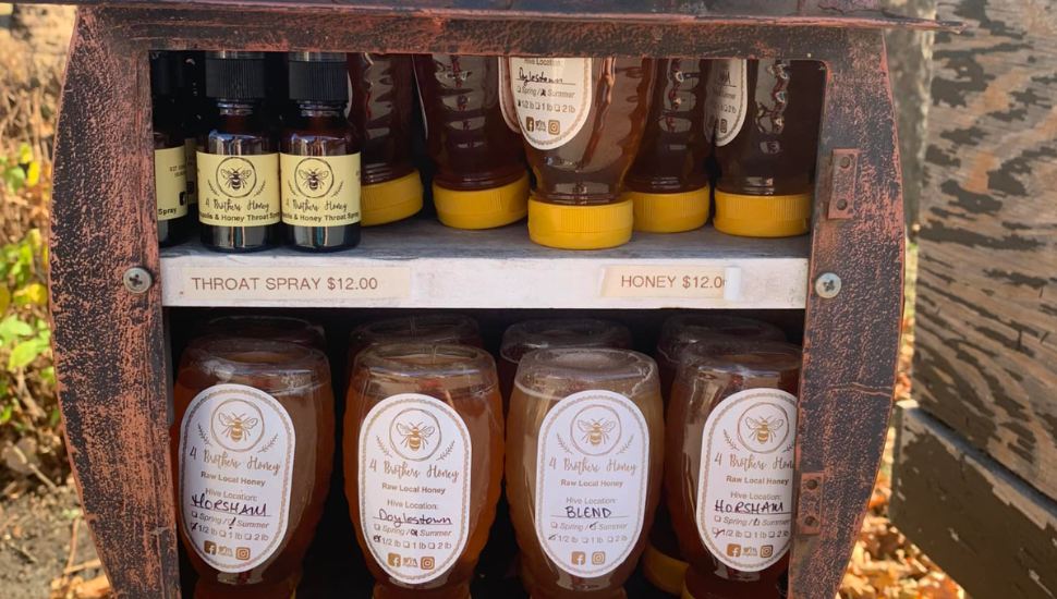 A case of Honey products from 4 Brothers Honey.