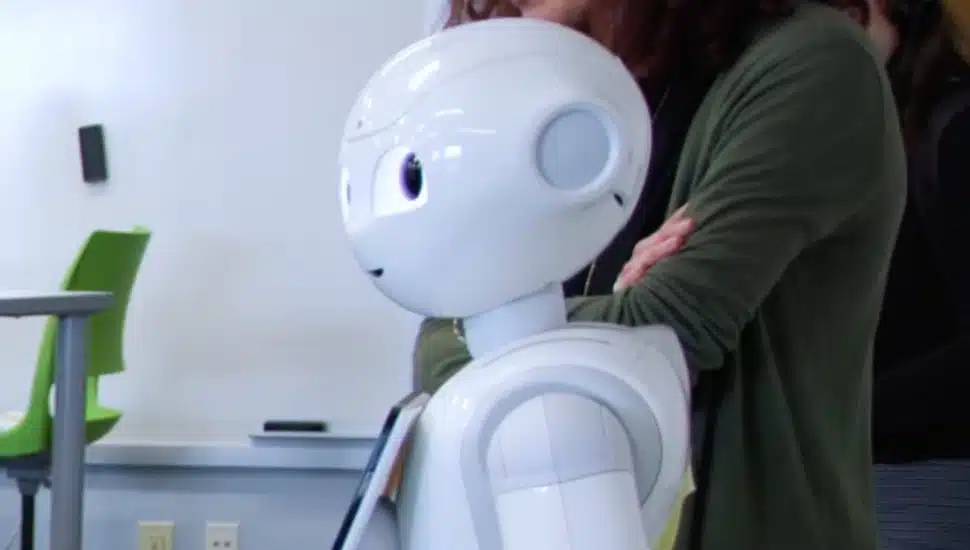 AI Robot, Pepper, developed by Haub Innovation Center.