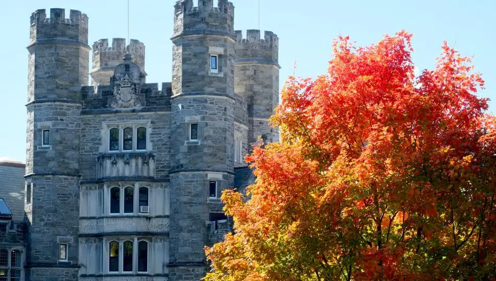 A stone building on Bryn Mawr College's campus.