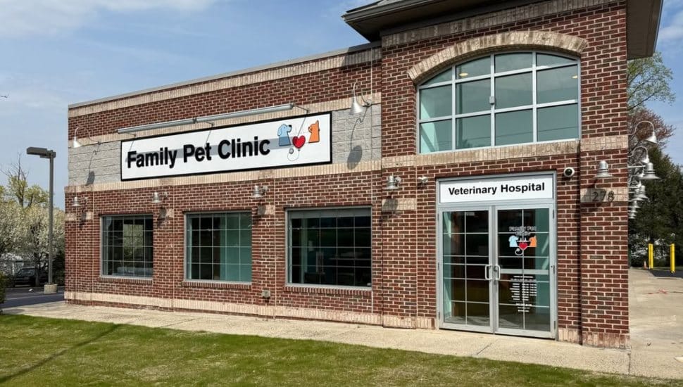 The facade of the new Family Pet Clinic in Horsham.