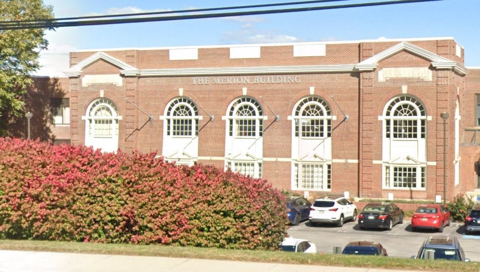 A street view of the Merion Building in King of Prussia.