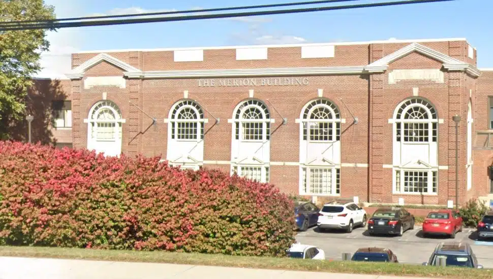 A street view of the Merion Building in King of Prussia.