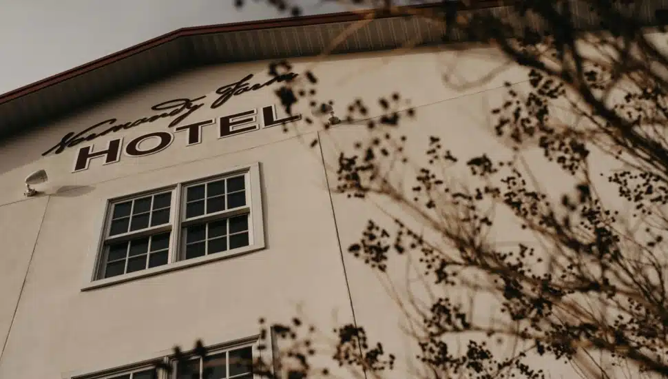 Exterior of retreat destination.