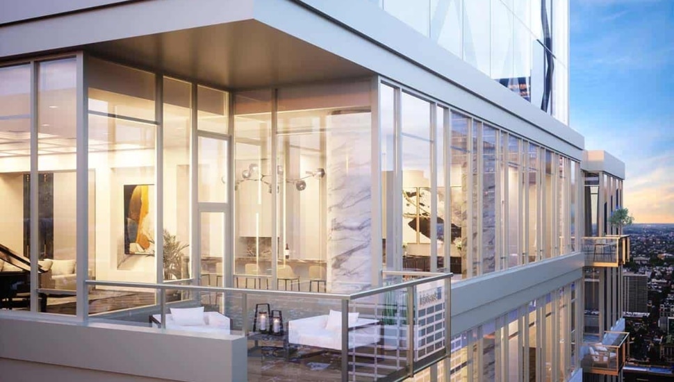 The Laurel balcony.