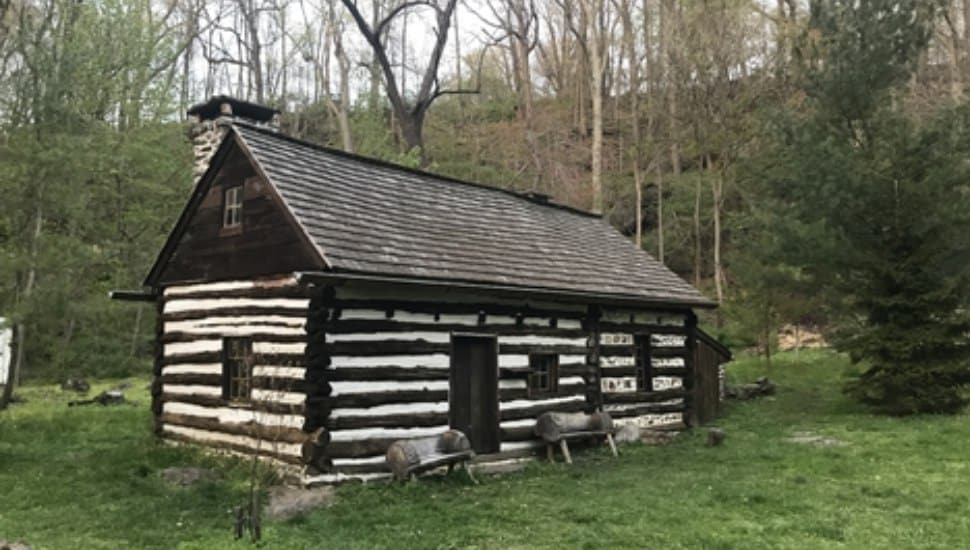 The historic Swedish Cabin in Drexel Hill