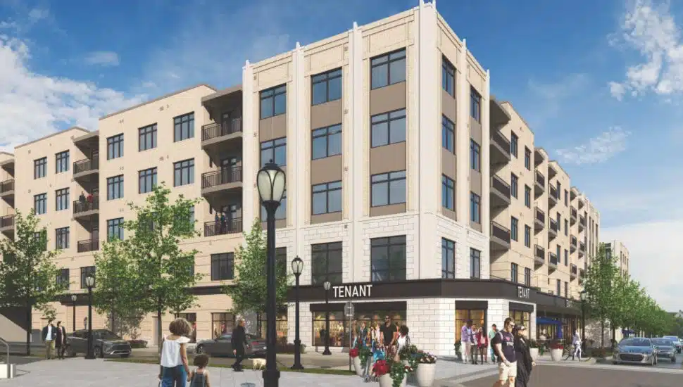 A rendering of the new Coulter Place by JKRP Architects.