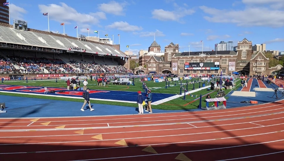Franklin Field track meet
