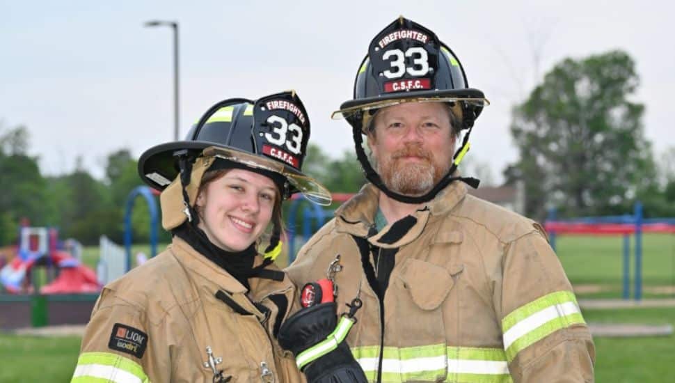 Centre Square Fire Company Welcomes Father-Daughter Duo