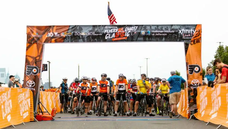 Flyers Alumni Association bike ride.