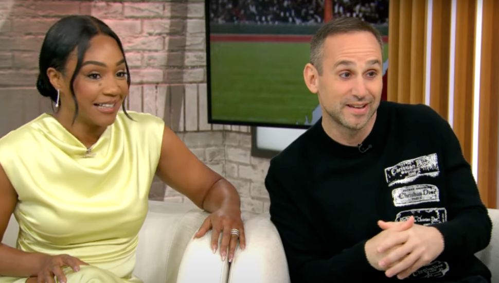 Tiffany Haddish and Michael Rubin on CBS News.