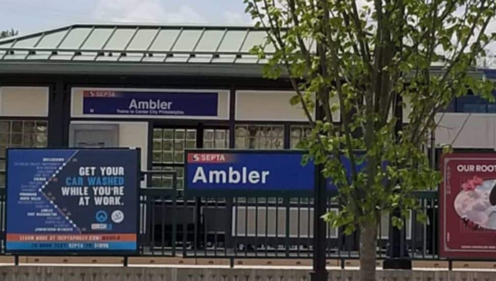 The SEPTA Ambler train station.