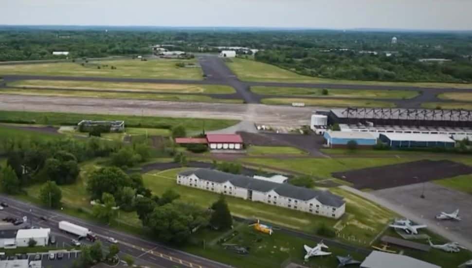 Aerial view of the Willow Grove Naval Air Station