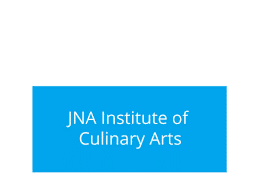 Culinary Arts Institute