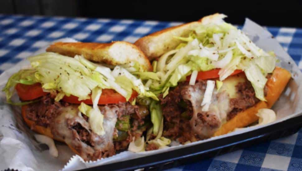 A sandwich from Mama's Pizzeria in Bala Cynwyd.