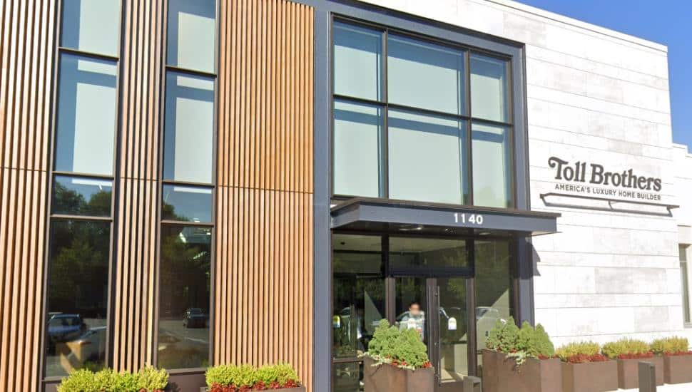 The facade of Toll Brothers Headquarters.
