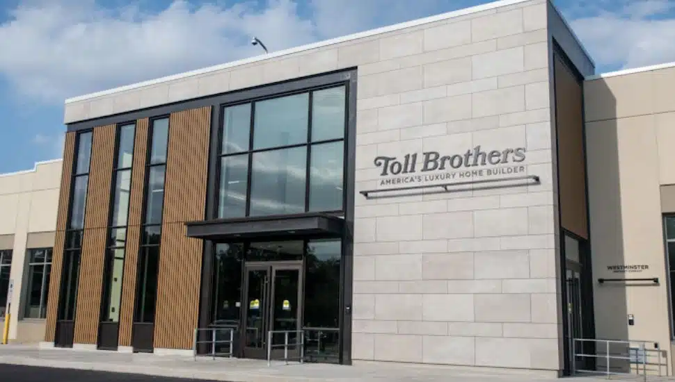 The facade of the Toll Brothers Headquarters.
