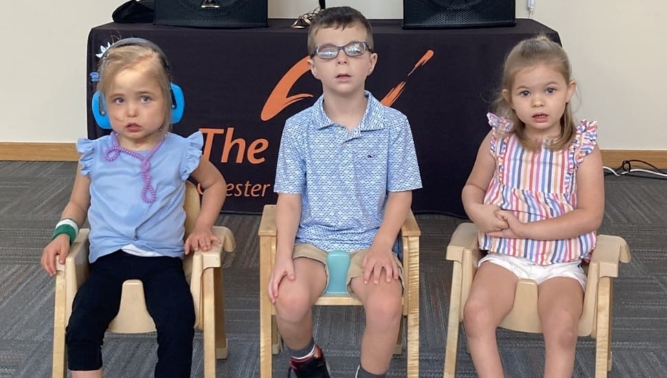 Arc of Chester County Graduates (from left) Quinn Papenfuss, Connor Keenan and Norah Baldassano
