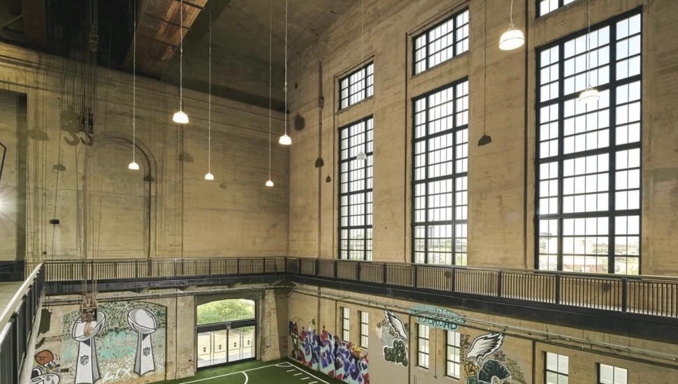 Inside Ballers in Fishtown.