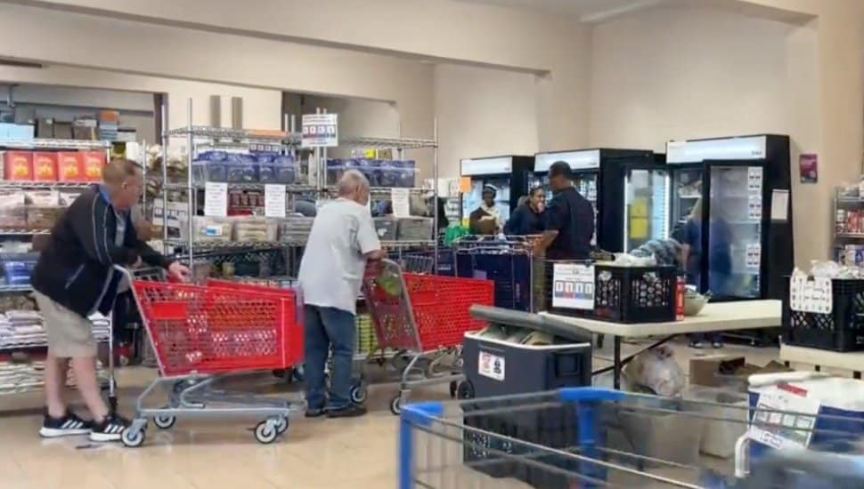 Locals shop at the Upper Merion Community Cupboard.