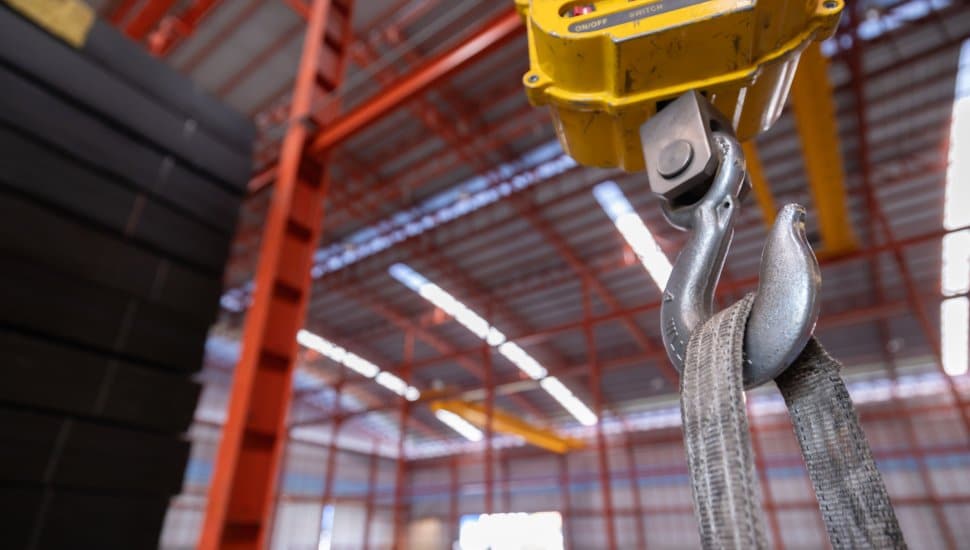 Overhead Crane Hook in the Factory