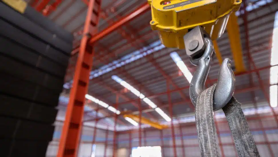 Overhead Crane Hook in the Factory