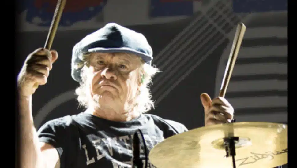 David Uosikkinen on the drums.