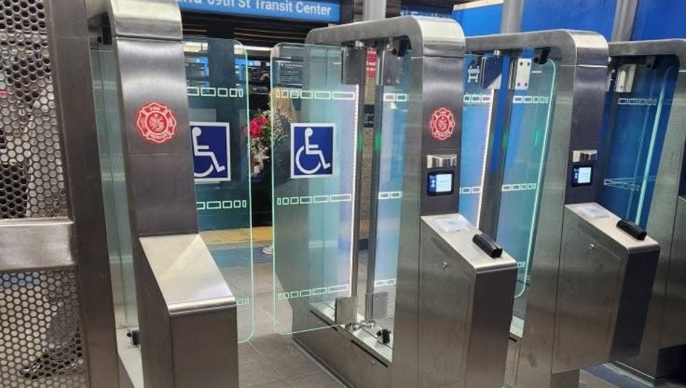 SEPTA turnstiles.