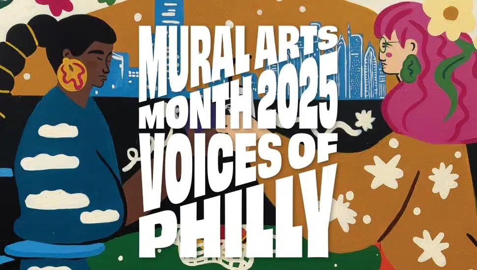 Mural Arts Month 2025 Voices of Philly graphic.
