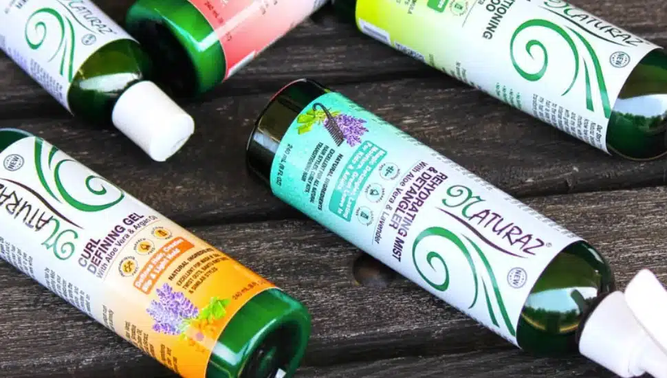 Naturaz hair products.