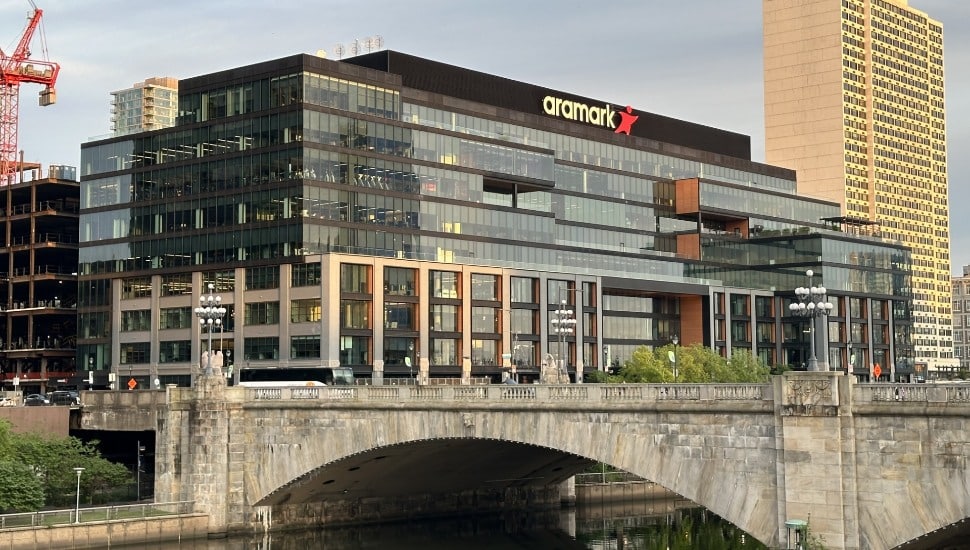 Aramark Headquarters on the bank of the Schuylkill River in Center City Philadelphia