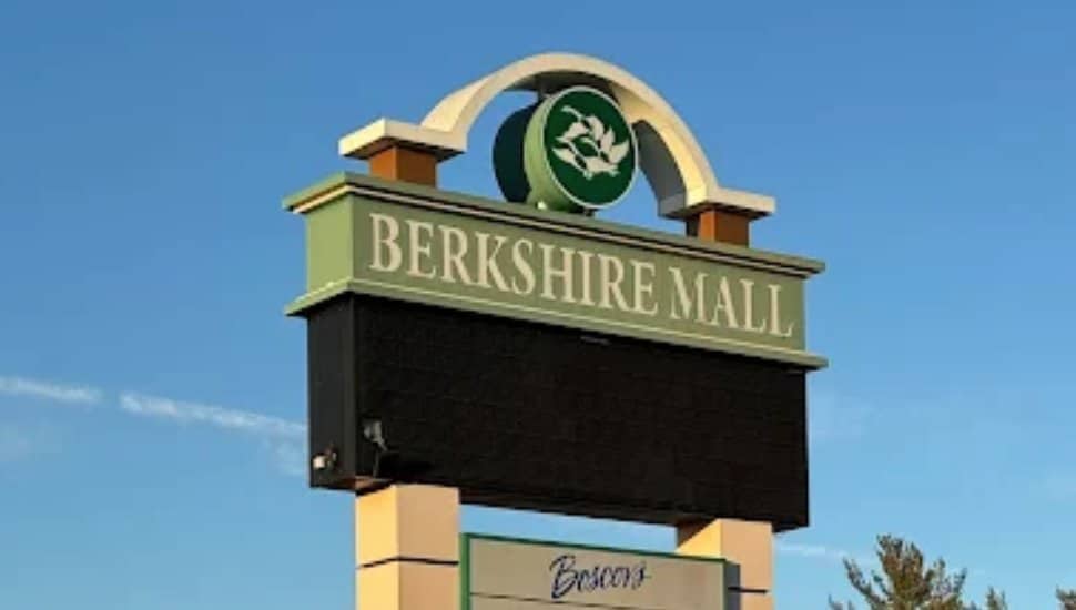 Berkshire Mall marquee.