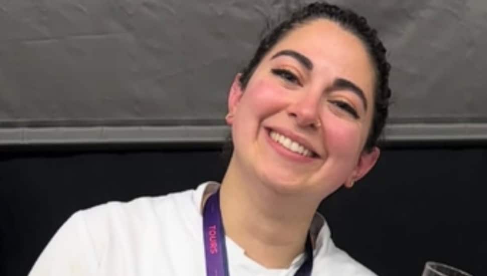 Emilia D'Albero after winning a gold medal at the Mondial du Fromage.