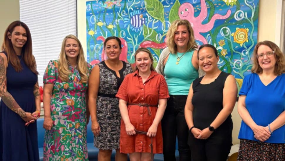 Mission Kids CEO Leslie Slingsby and her team.